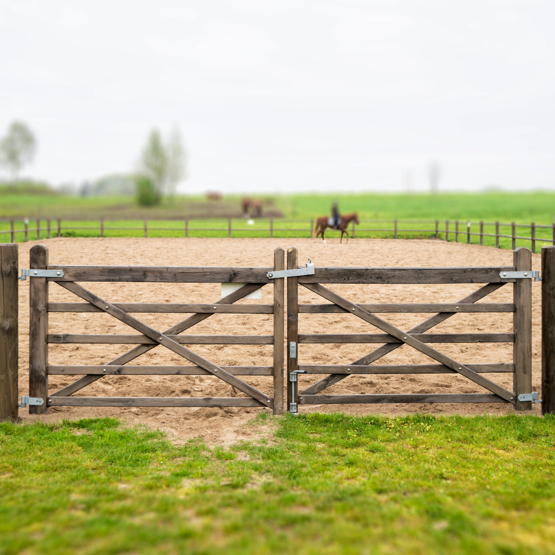 Throw Over Loop Gate Latch 12" Heavy Duty Galv 2" Wide for Horse Stables Barn