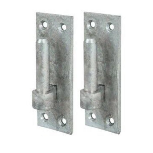 2 Heavy Duty Gate Hooks for Band Gate Hinge Brackets 16mm Pin Galv