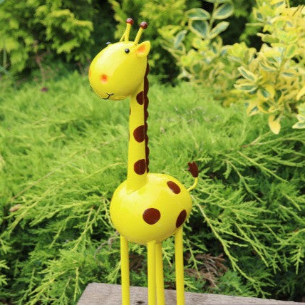 Geoff The Giraffe Metal Garden Sculpture